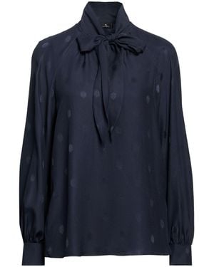 Etro Top Silk - Blue