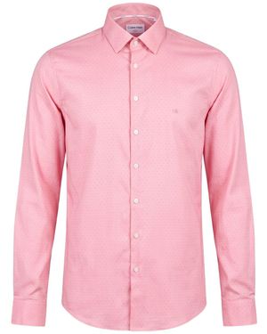 Calvin Klein Shirt Cotton, Elastane - Pink