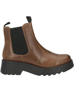 Fly London Ankle Boots Leather - Brown
