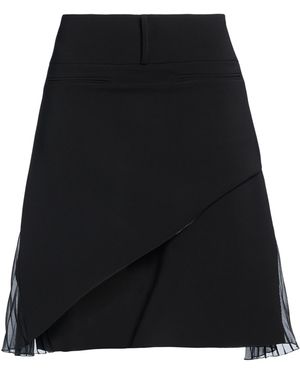 Courreges Mini Skirt Polyester, Polyurethane, Polyamide, Elastane - Black