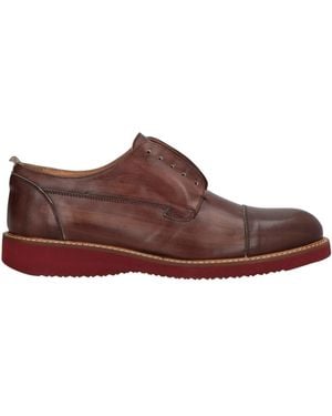 Exton Lace-Up Shoes Leather - Brown