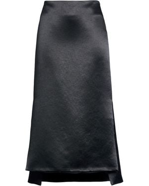 Sportmax Midi Skirt Acetate - Black
