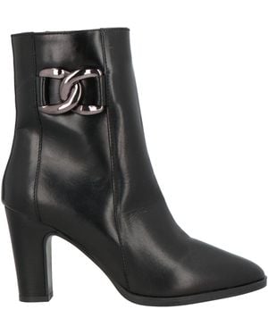 Cinzia Soft Ankle Boots Leather - Black