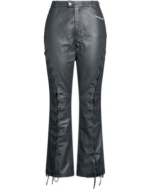 Nike Charcoal Pants Cow Leather - Gray