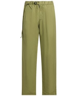 White Sand Military Pants Lyocell, Linen, Cotton - Green
