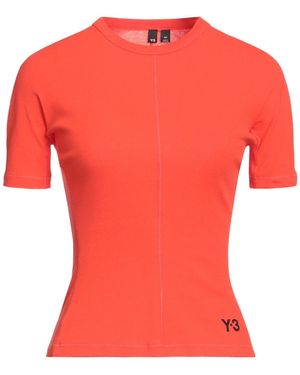 Y-3 Camiseta - Rojo