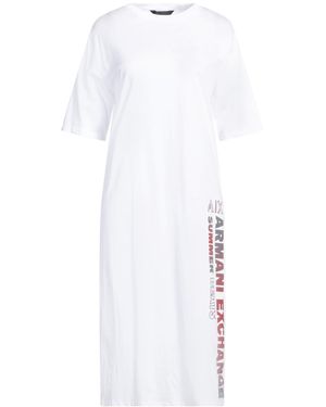 ARMANI EXCHANGE Midi Dress - White
