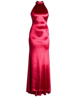 Twenty Four Haitch Maxi Dress Polyester, Elastane - Red