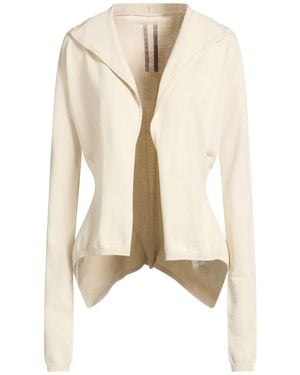 Rick Owens Cream Cardigan Viscose, Polyester - Natural