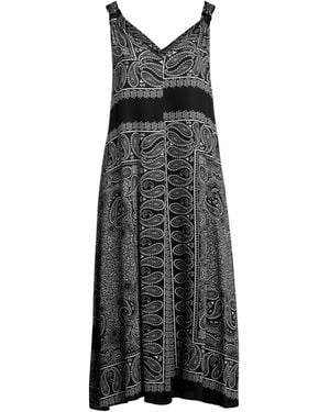 Shirtaporter Midi Dress - Black