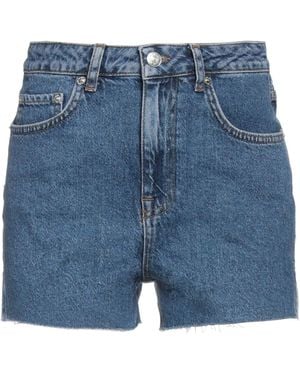 NA-KD Denim Shorts - Blue