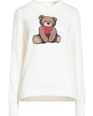 ViCOLO Ivory Sweater Viscose, Polyamide, Wool, Cashmere - White