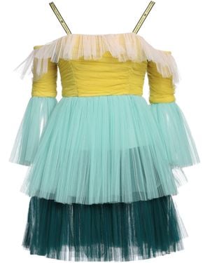 Elisabetta Franchi Mini Dress - Blue
