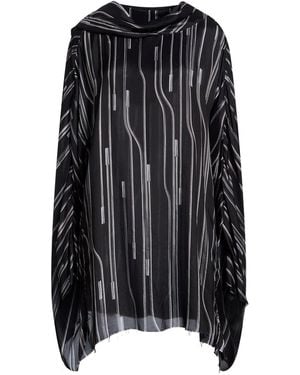 Rick Owens T-Shirt Cupro - Black