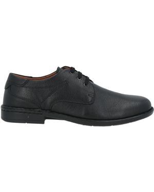 Melluso Lace-Up Shoes Leather - Black