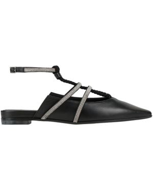 Peserico Ballet Flats - Black