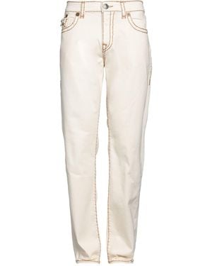 True Religion Ivory Jeans Cotton, Elastane - White