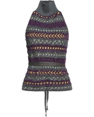 Malloni Turtleneck Virgin Wool, Acrylic, Polyamide, Elastane - Blue