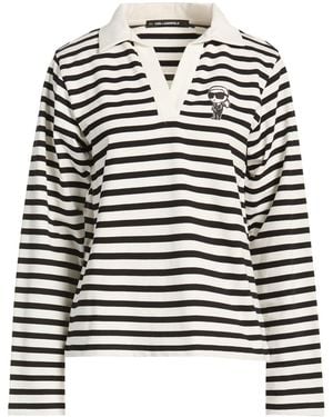 KARL LAGERFELD Polo Shirt Cotton - White
