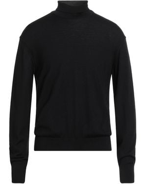 Laneus Rollkragenpullover - Schwarz
