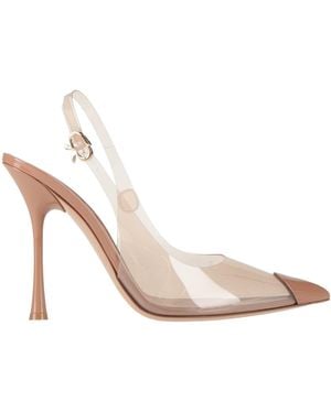 Gianvito Rossi Court Shoes Plastic, Leather - White
