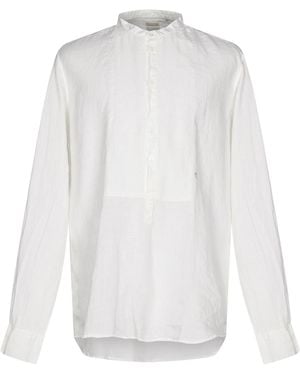 Massimo Alba Shirt Linen - White