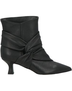 PAOLO MATTEI Ankle Boots Leather - Black