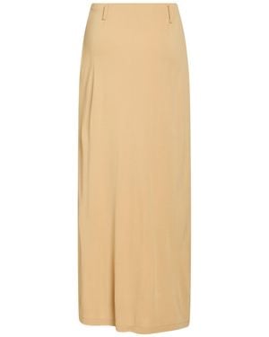 Clips Tricot Maxi Skirt Viscose - Natural