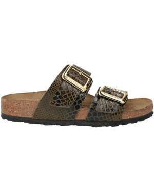 Birkenstock Sandals Textile Fibers - Brown