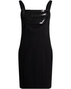 Gaelle Paris Mini Dress Viscose, Polyamide, Elastane - Black