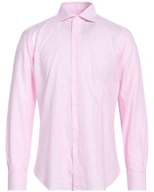 Barba Napoli Shirt Cotton, Linen - Pink