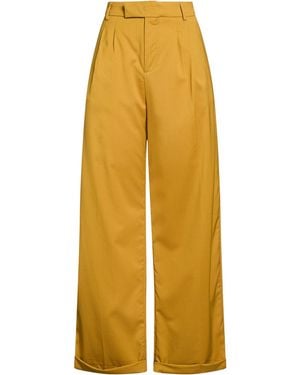 Briglia 1949 Pants Virgin Wool, Polyester, Elastane - Yellow