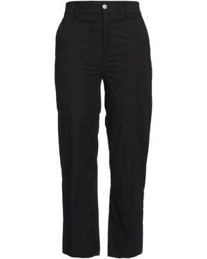 .., merci italia Trousers Cotton, Elastane - Black
