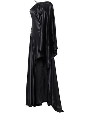 Acne Studios Maxi Dress Polyester, Elastane - Black