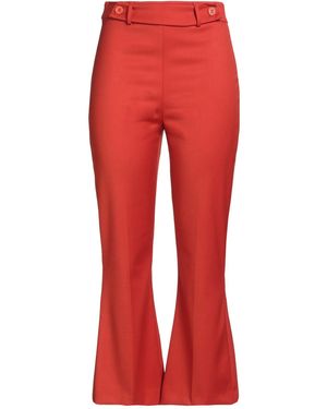 Hanita Pants Polyester, Elastane - Red