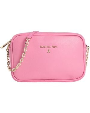 Patrizia Pepe Cross-Body Bag Leather - Pink