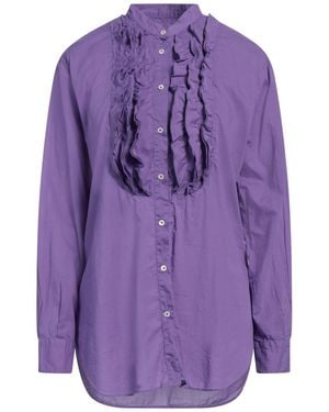 Massimo Alba Shirt Cotton - Purple