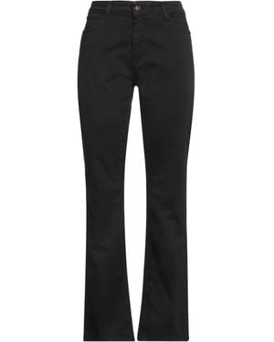 B.yu Trousers Cotton, Elastane - Black