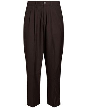 Low Brand Pants Polyester, Virgin Wool - Black