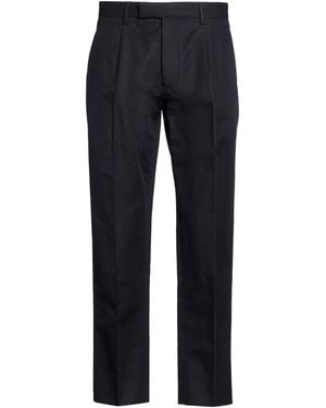 ZEGNA Midnight Trousers Cotton, Linen - Blue