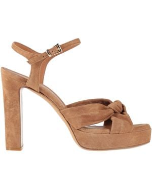 Guglielmo Rotta Sand Sandals Textile Fibres - Brown