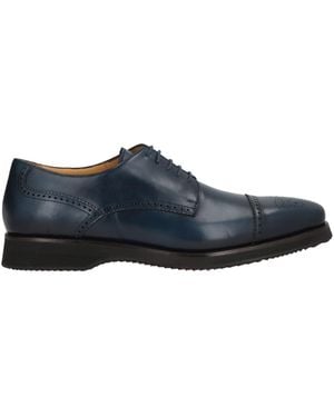 Testoni Lace-Up Shoes Leather - Blue