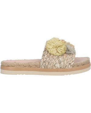 Kanna Espadrilles Natural Raffia - White