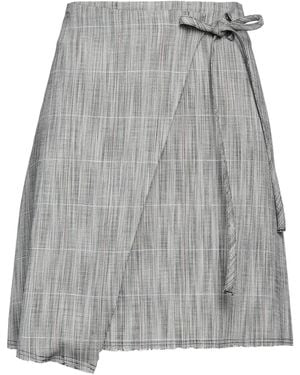 Closed Mini Skirt - Gray