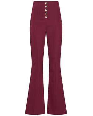 W Les Femmes By Babylon Pants Polyamide, Elastane - Red