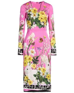 Dolce & Gabbana Midi Dresses - Pink