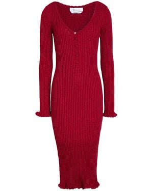 Blumarine Vestido Midi - Rojo