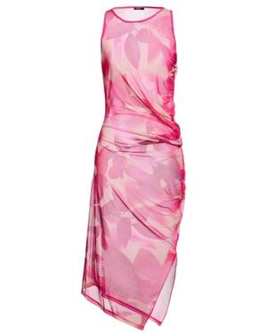 Liu Jo Maxi Dress Polyester - Pink
