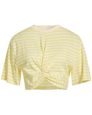 MSGM Top Cotton - Yellow