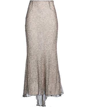 Blugirl Blumarine Maxi Skirt Silk - Gray